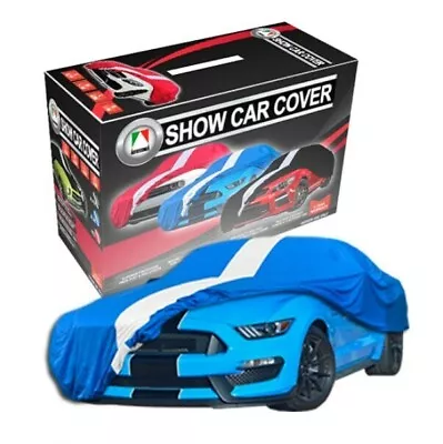 Show Car Cover Non Scratch Indoor For Ford Mustang GT Fastback 2015 > 2020 Blue • $149